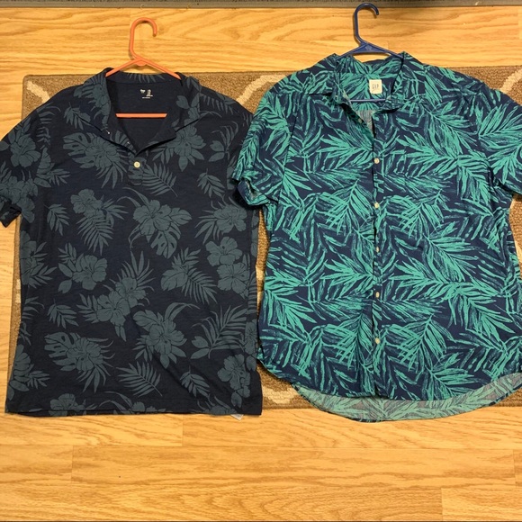 GAP Hawaiian Shirt Combo of two -XL- Polo Shirts - Picture 7 of 7